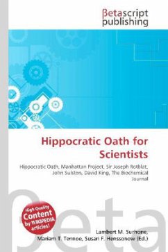 Hippocratic Oath for Scientists