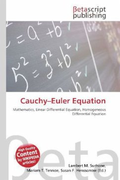 Cauchy Euler Equation