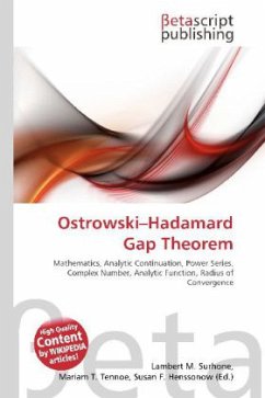 Ostrowski Hadamard Gap Theorem
