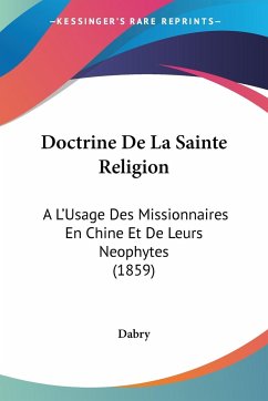 Doctrine De La Sainte Religion