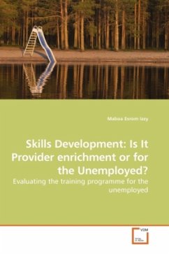 Skills Development: Is It Provider enrichment or for the Unemployed? - Esrom Izzy, Maboa