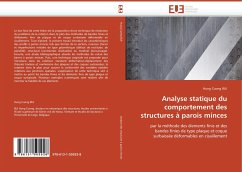 Analyse statique du comportement des structures à parois minces - BUI, Hung Cuong