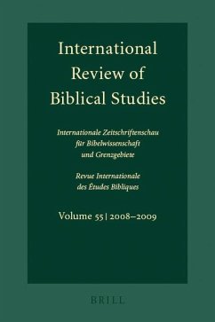 International Review of Biblical Studies, Volume 55 (2008-2009)