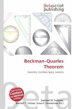 Beckman Quarles Theorem