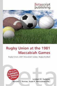 Rugby Union at the 1981 Maccabiah Games