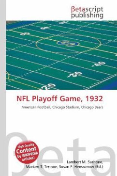 NFL Playoff Game, 1932