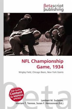 NFL Championship Game, 1934