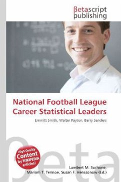 National Football League Career Statistical Leaders