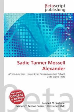 Sadie Tanner Mossell Alexander