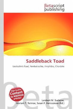 Cover Saddleback Toad