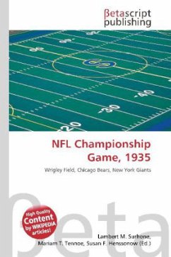 NFL Championship Game, 1935