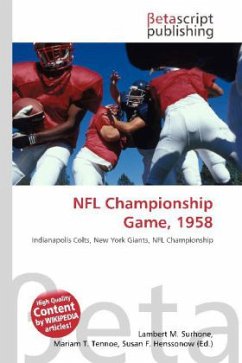 Cover NFL Championship Game, 1958
