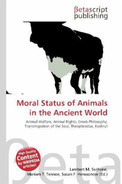 Moral Status of Animals in the Ancient World