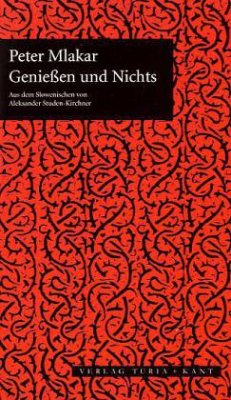 Cover Genießen und Nichts