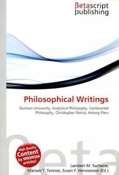 Philosophical Writings