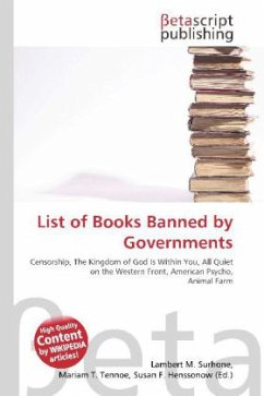List of Books Banned by Governments