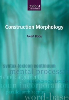 Construction Morphology - Booij, Geert