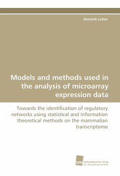 Models and methods used in the analysis of microarray expression data - Lutter, Dominik