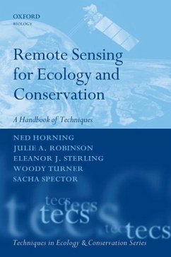 Remote Sensing Ecology Conserv Tecs P - Horning, Ned (Center for Biodiversity and Conservation, American Mus; Robinson, Julie A. (NASA Johnson Space Center, USA); Sterling, Eleanor J. (Center for Biodiversity and Conservation, Amer