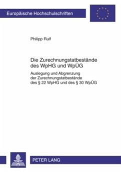 Die Zurechnungstatbestände des WpHG und WpÜG - Rulf, Philipp