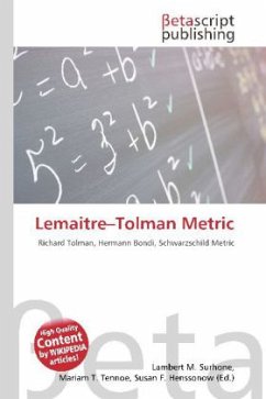 Lemaitre Tolman Metric