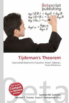 Tijdeman's Theorem