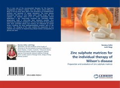 Zinc sulphate matrices for the individual therapy of Wilson¿s disease