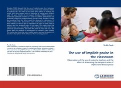 The use of implicit praise in the classroom - Frank, Tenille
