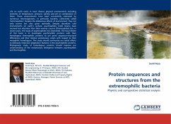 Cover Protein sequences and structures from the extremophilic bacteria