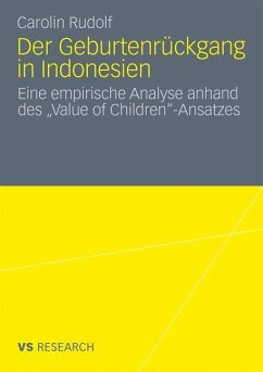Der Geburtenrückgang in Indonesien - Rudolf, Carolin