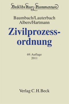 Zivilprozessordnung: mit FamFG, GVG und anderen Nebengesetzen - Lauterbach, Wolfgang