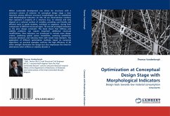 Optimization at Conceptual Design Stage with Morphological Indicators