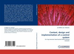 Cover Context, design and implementation of a control system