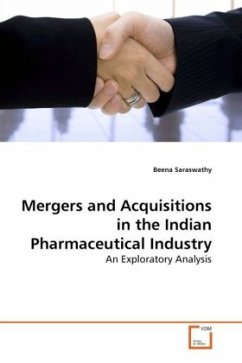 Mergers and Acquisitions in the Indian Pharmaceutical Industry - Saraswathy, Beena