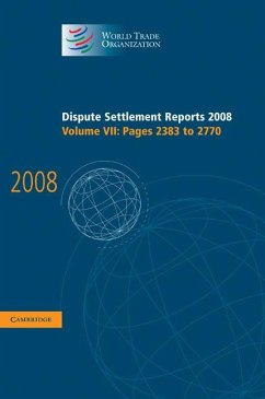 Cover Dispute Settlement Reports 2008