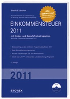 Cover Einkommensteuer 2011, m. CD-ROM / Stollfuß Tabellen