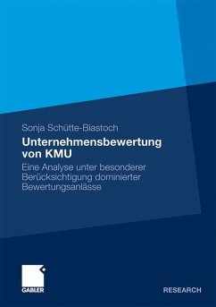 Unternehmensbewertung von KMU - Schütte-Biastoch, Sonja