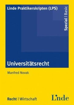 Universitätsrecht - Novak, Manfred