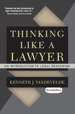 Thinking Like a Lawyer - Vandevelde, Kenneth J