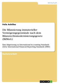 Die Bilanzierung immaterieller Vermögensgegenstände nach dem Bilanzrechtsmodernisierungsgesetz (BilMoG) - Achilles, Felix
