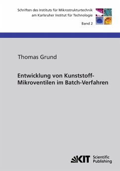 Entwicklung von Kunststoff-Mikroventilen im Batch-Verfahren - Grund, Thomas