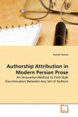 Authorship Attribution in Modern Persian Prose