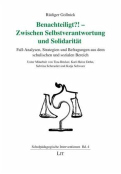 Cover Benachteiligt?! - Zwischen Selbstverantwortung und Solidarität