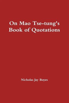 Cover On Mao Tse-tung's Book of Quotations