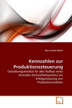 Kennzahlen zur Produktionssteuerung - Weber, Marc A.