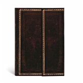 Paperblanks Black Moroccan Flexi Old Leather Collection Hardcover Mini Lined Wrap Closure 176 Pg 85 GSM Paperblanks Black Moroccan Flexi Old Leather Collection Hardcover Mini Lined Wrap Closure 176 Pg 85 GSM