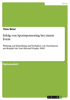 Erfolg von Sportsponsoring bei einem Event - Beier, Timo