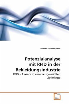 Potenzialanalyse mit RFID in der Bekleidungsindustrie - Gann, Thomas Andreas