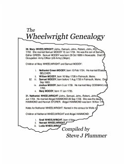 The Wheelwright Genealogy - Plummer, Steve J