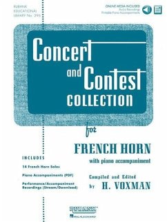 Concert and Contest Collection for French Horn Book/Online Media